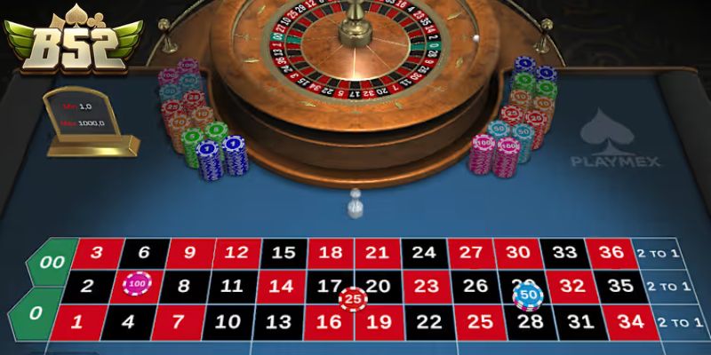 Những cửa người chơi có thể chọn tham gia tại Roulette B52Club